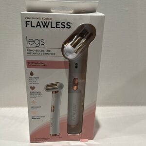 New Finishing Touch Flawless Legs. Removes Leg Hair instantly and pain free.